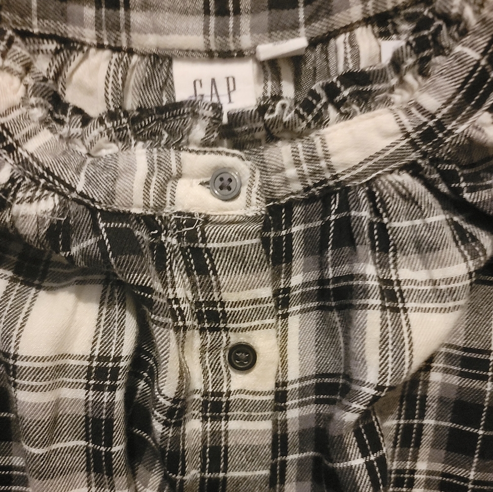 GAP FLANNEL SHIRT DRESS NWT - Picture 4 of 7